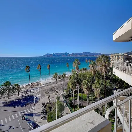 Immogroom- Sea View - Center- Ac- Front Of The Beaches Apartment Cannes